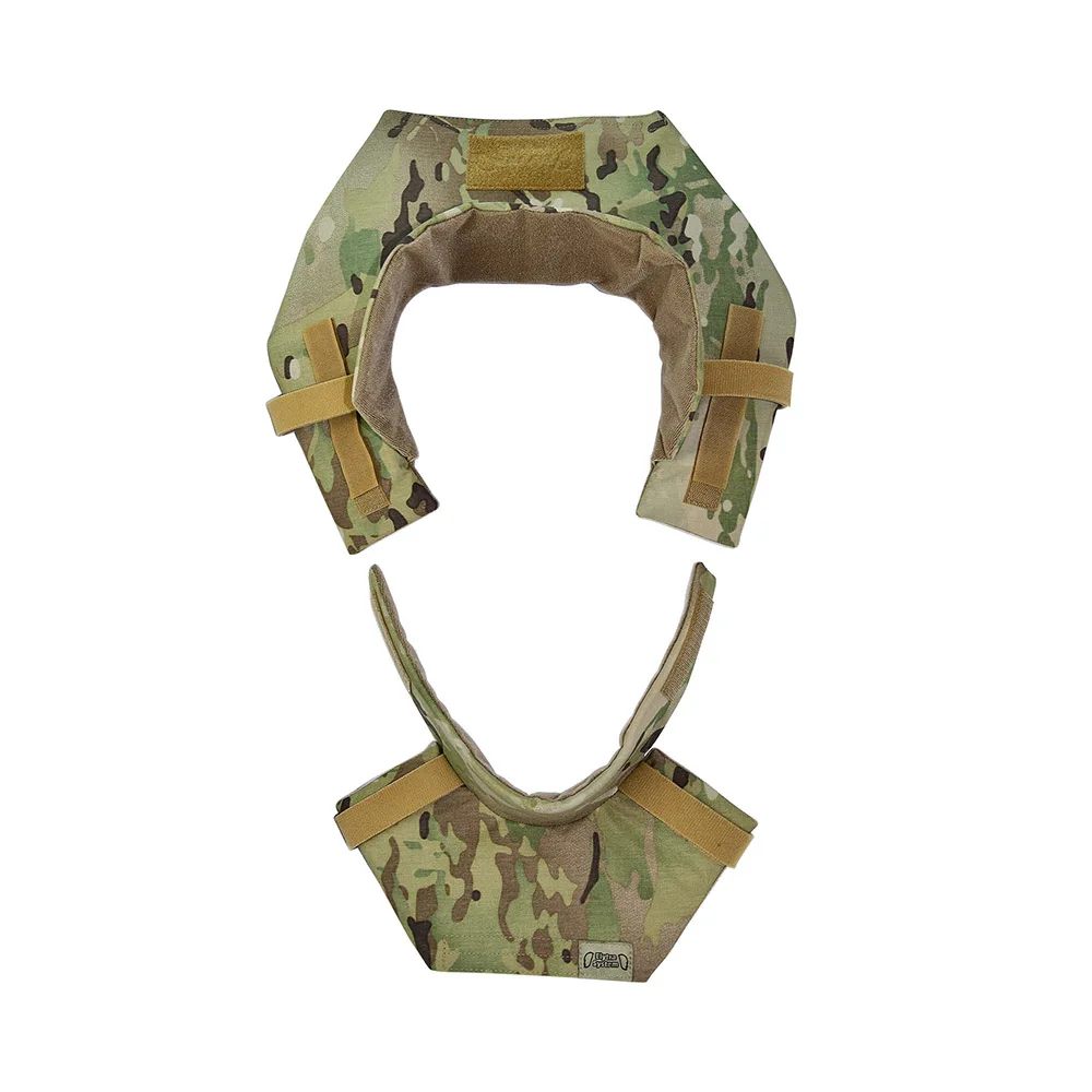 Protector de cuello táctico ajustable para portaplacas y Airsoft - imagen 4