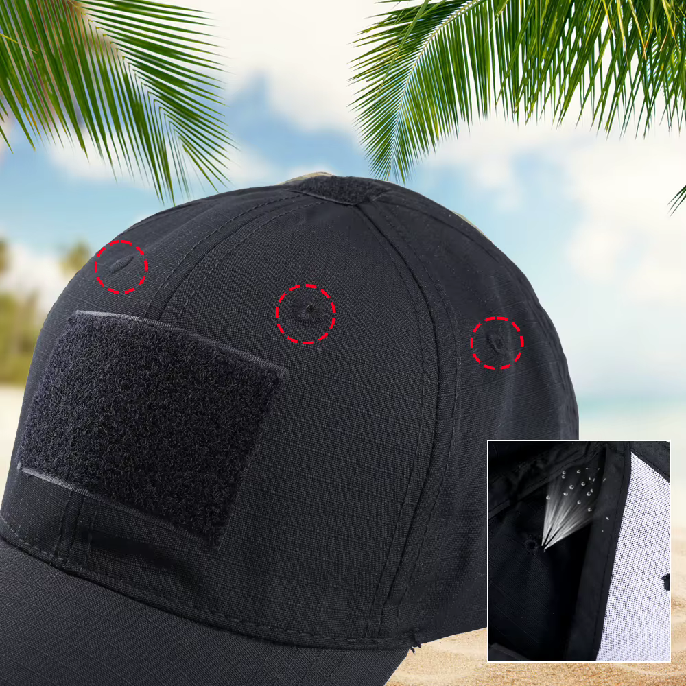 Gorra táctica snapback mimetica de malla para verano - imagen 2