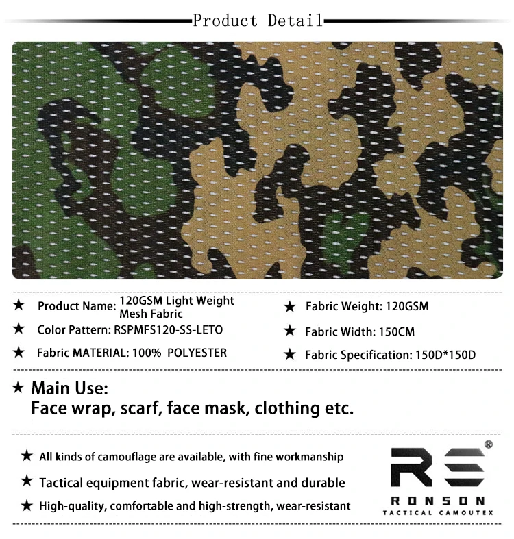 Malla de camuflaje en detalle de textura