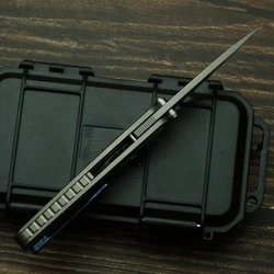 Rattlesnake Mini F03 cuchillo plegable M390 con mango titanio