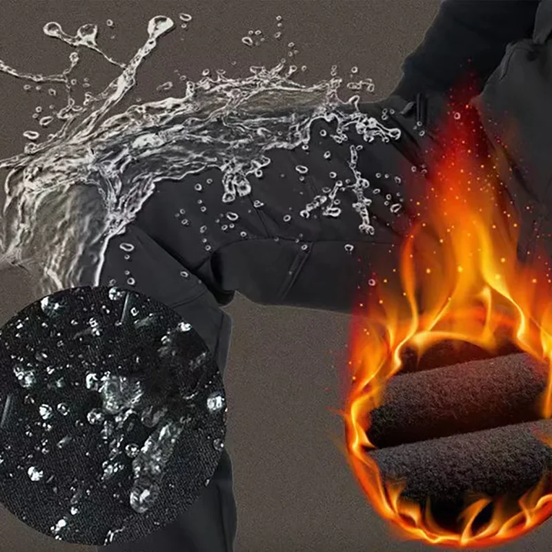 Forro polar táctico hombre: chándal a prueba de viento con capucha - imagen 4