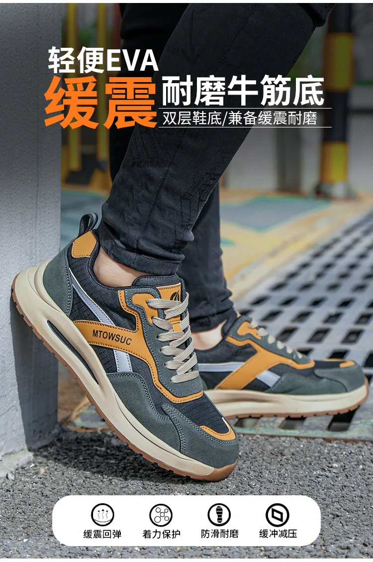 Zapatillas de protección y suela orientada a trabajo