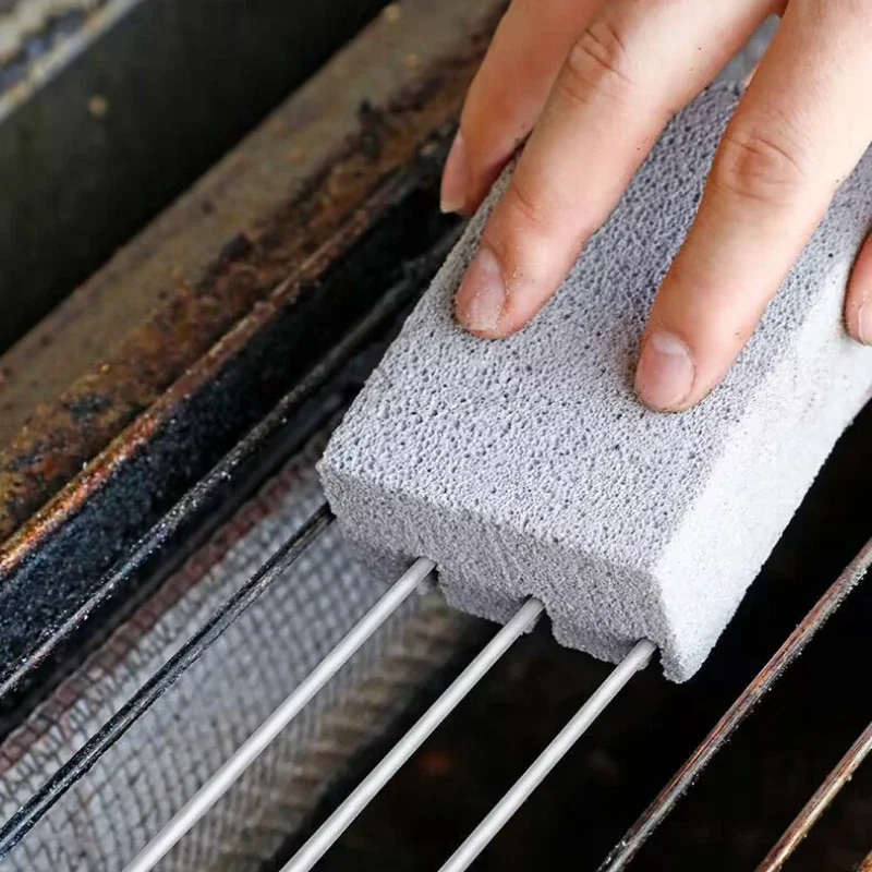 Cepillo raspador barbacoa – Limpia piedra y ladrillo resistente - imagen 2