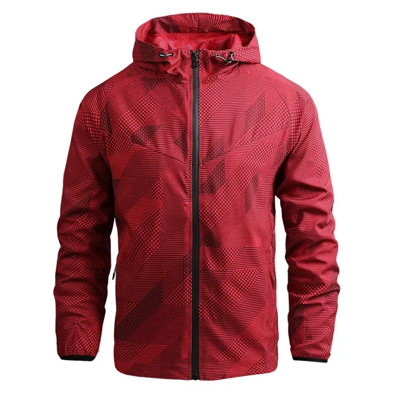 Chaqueta camuflaje cortavientos con capucha – Ligera para exteriores - imagen 3