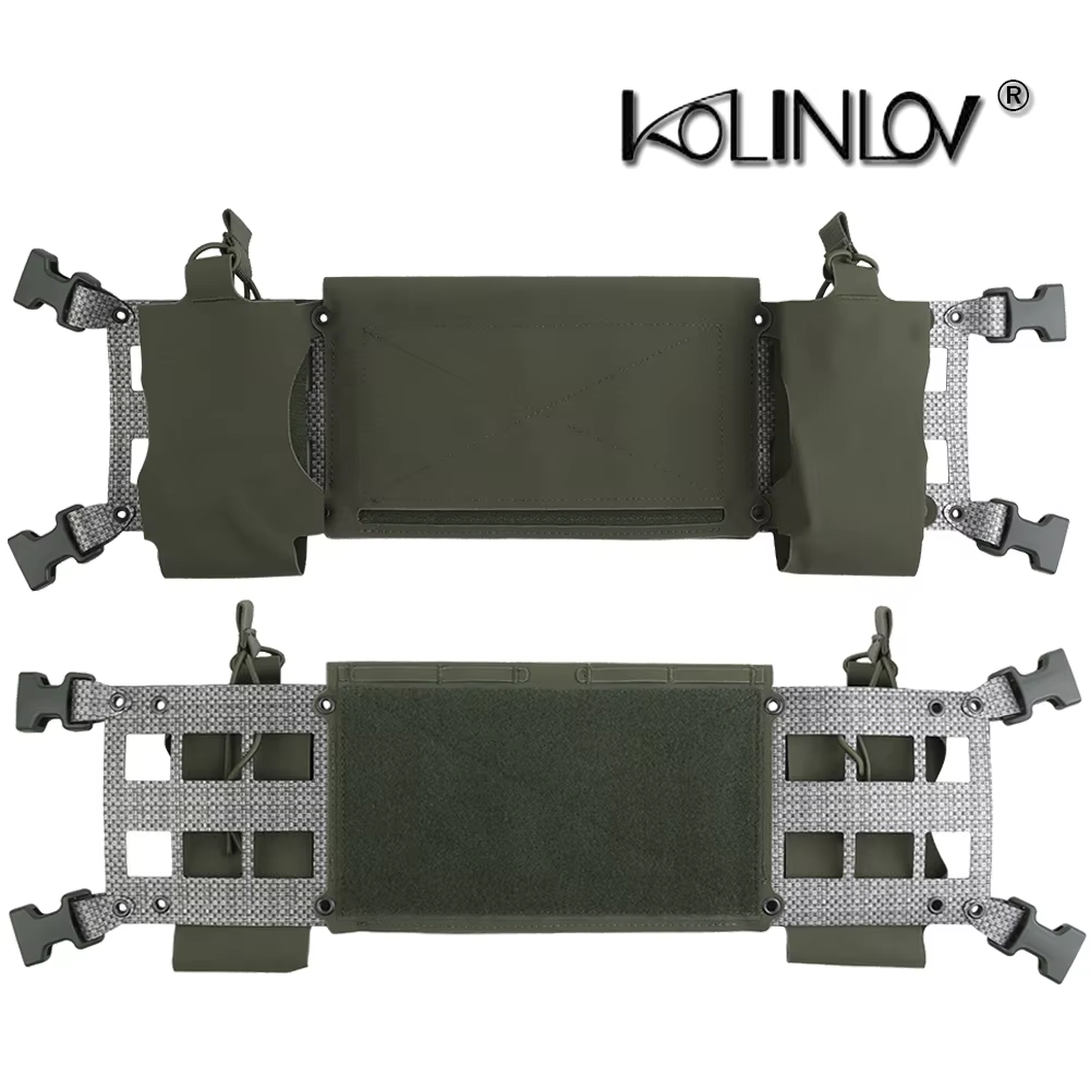 Chaleco táctico MK4 chest rig militar – Bolsa GP expansionsible