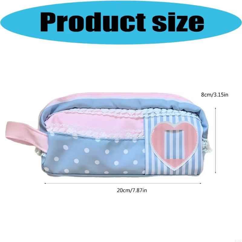 Estuche de poliéster para lápices y bolígrafos con cremallera - imagen 3