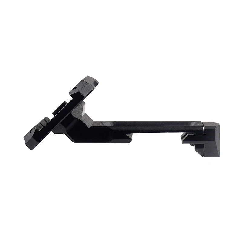 Soporte offset 35/45° para mira punto rojo – Riel Picatinny 20mm - imagen 2