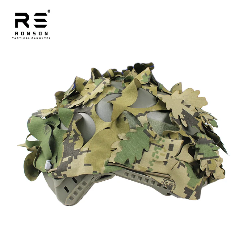 US4CES casco táctico camuflaje 3D marino con scrim NIR - imagen 4