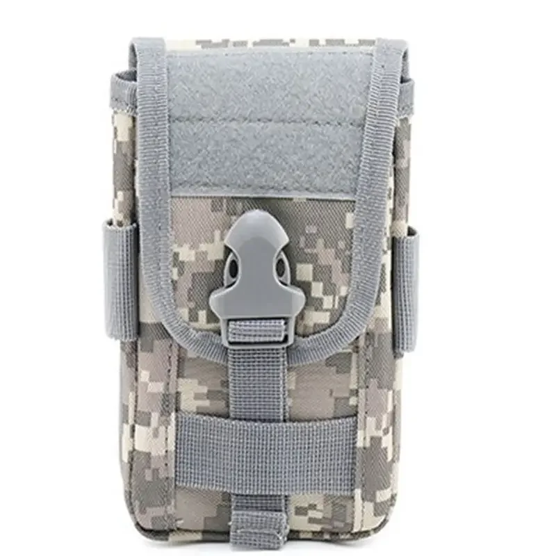 Riñonera táctica MOLLE camuflaje con bolsillos tarjetas y monedas - imagen 5