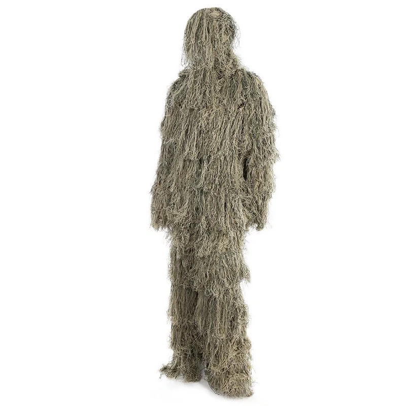Traje Ghillie 3D camuflaje bosque para uso táctico y exterior - imagen 2
