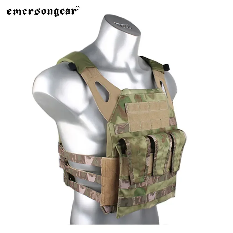 Emersongear NJPC chaleco táctico porta placa MOLLE airsoft combate