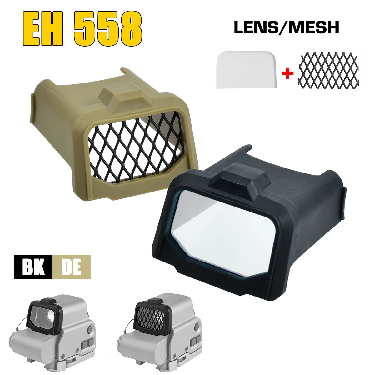 Funda protectora táctica para mira EOTech 558 con lente y malla