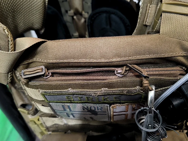 Bolsa táctica para el pecho con cremallera compatible AVS MBAV - imagen 4