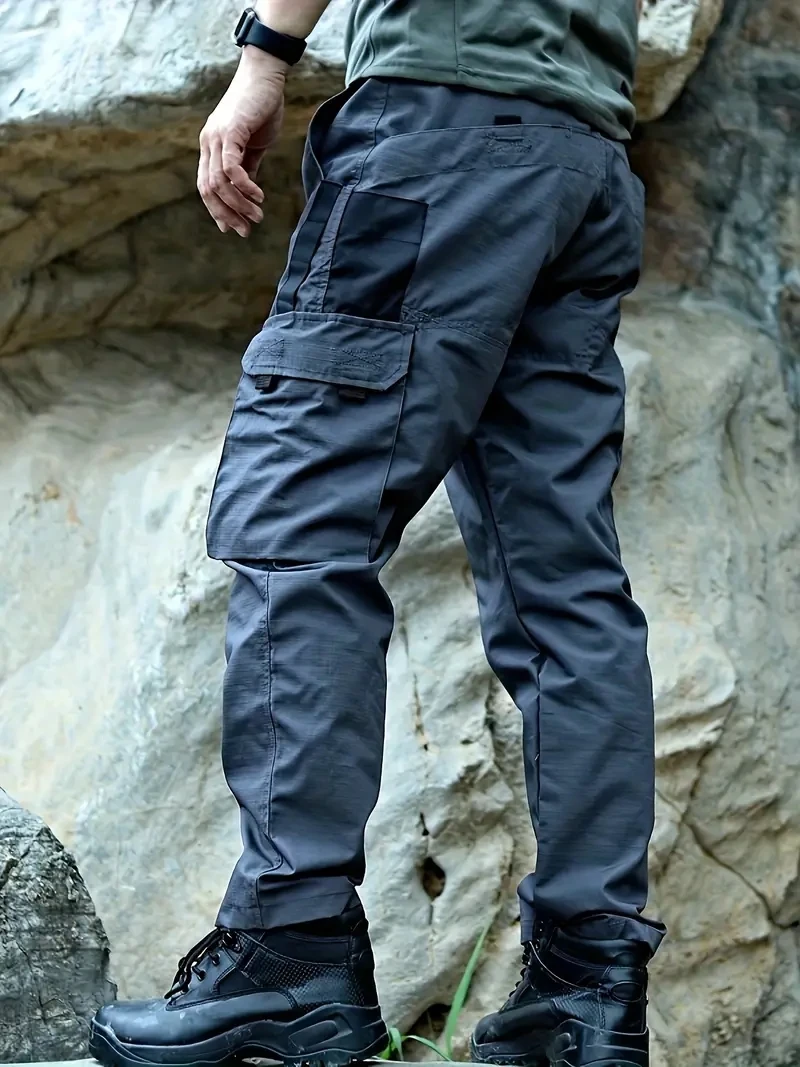 Pantalón táctico impermeable cargo multi-bolsillos ripstop - imagen 3