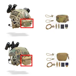 Shaw Concepts Bolsa táctica para casco, almacenamiento batería