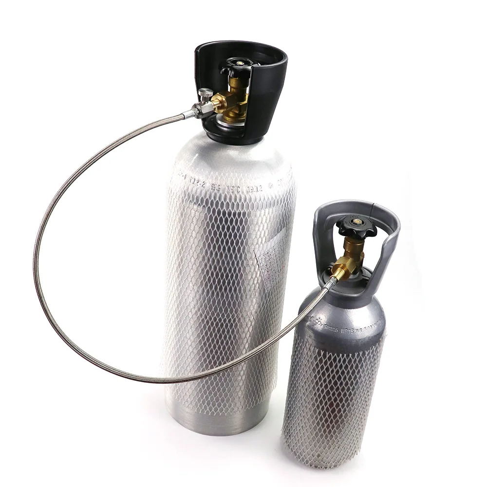 Adaptador recarga CO2 – Manguera conectores DIN477 y CGA320 - imagen 4