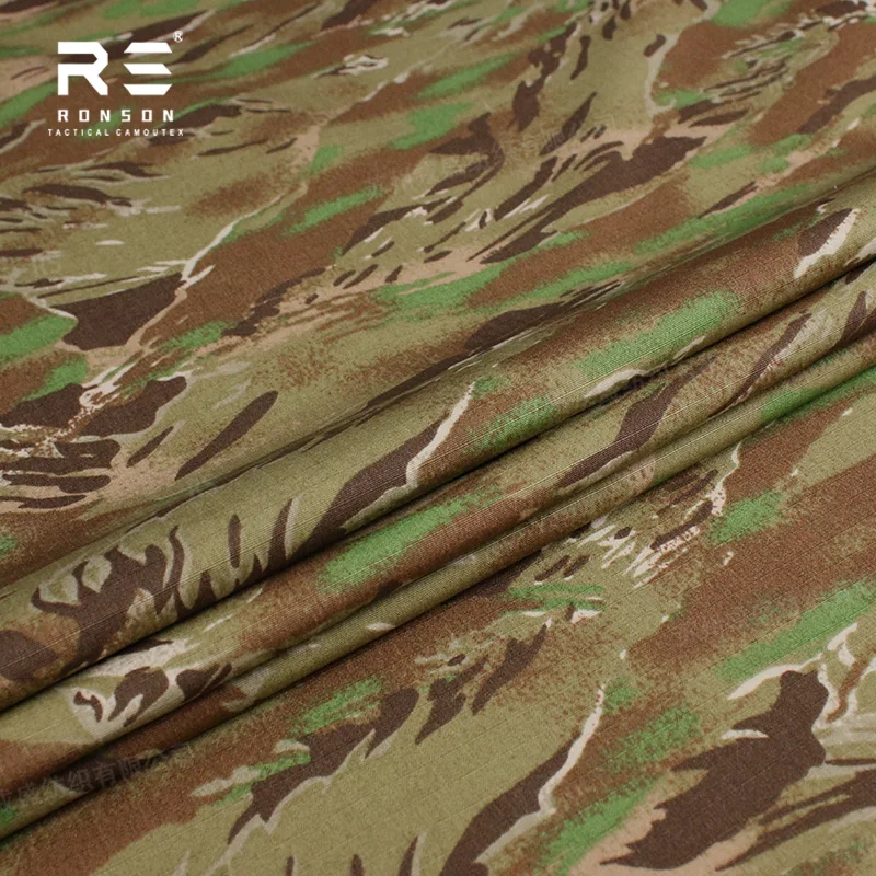 Tela ripstop camuflaje tigre para equipamiento táctico y outdoor - imagen 3