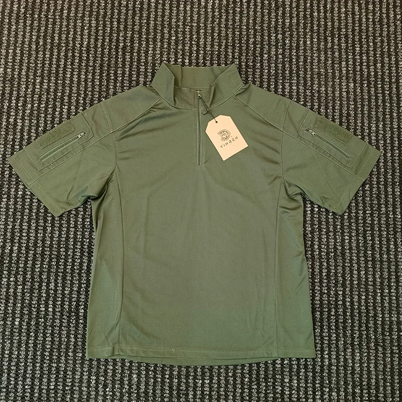 Pioneer Camiseta táctica secado rápido camuflaje manga corta