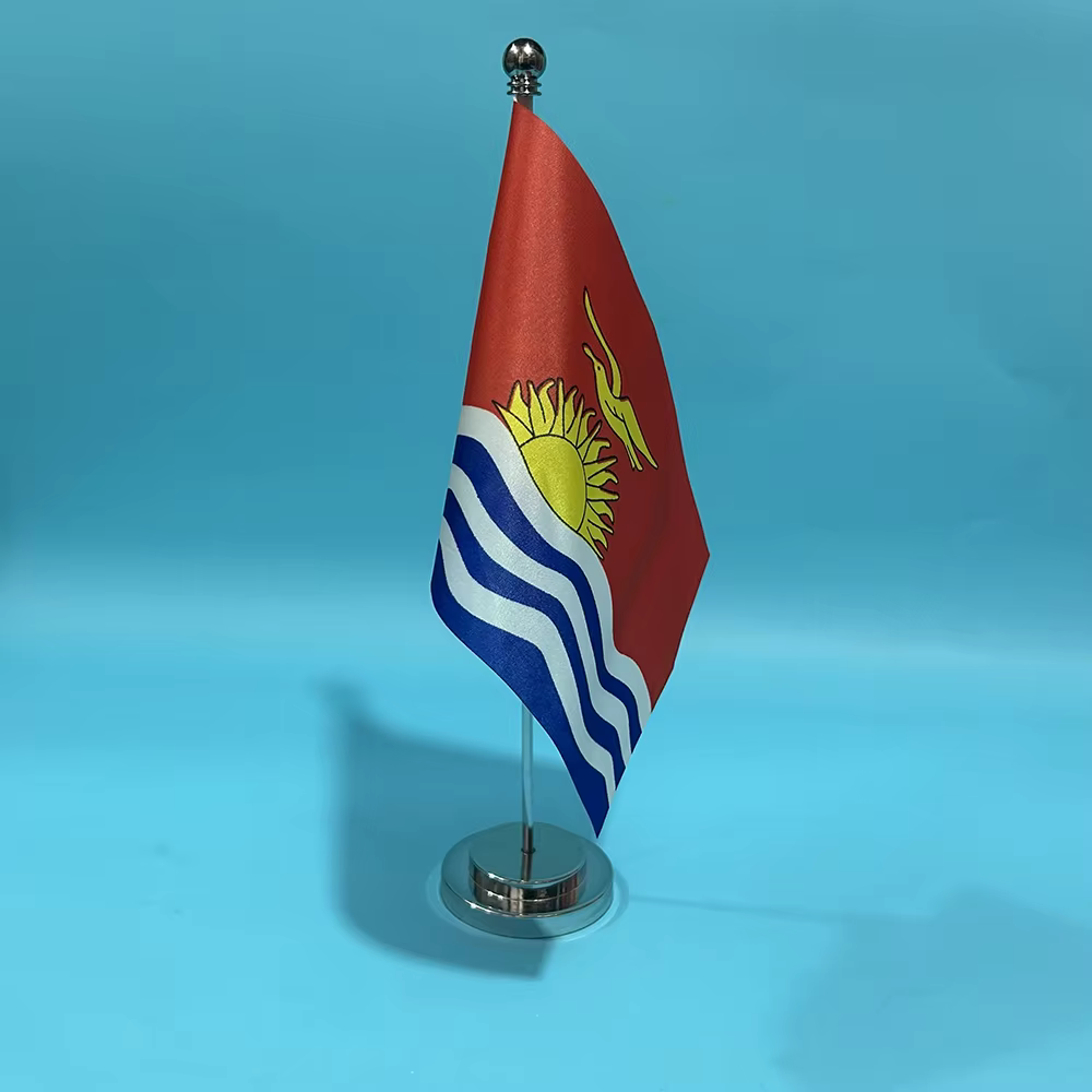 Bandera nacional de Kiribati de poliéster para escritorio - imagen 5