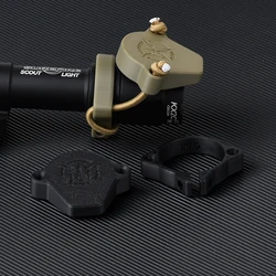 Cubierta protectora linterna táctica 3D caza y airsoft