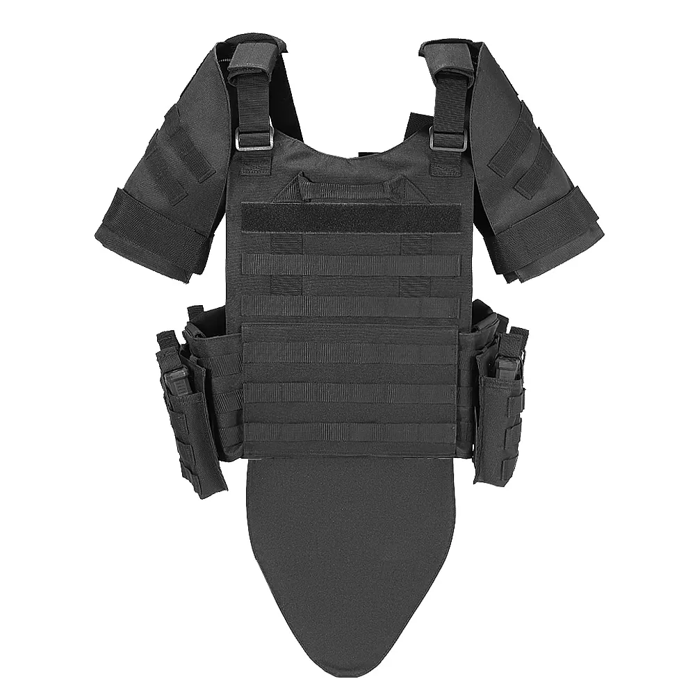 Chaleco táctico modular portaplacas MOLLE airsoft paintball - imagen 3