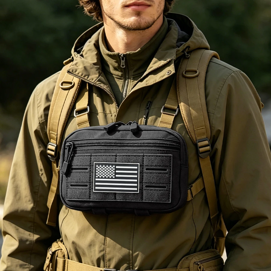 Bolsa MOLLE accesorios colgante resistente llaves teléfono - imagen 2