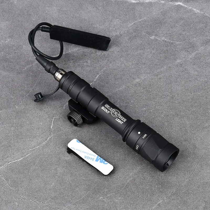 WADSN M600 linterna estroboscópica LED blanca Picatinny Airsoft - imagen 2