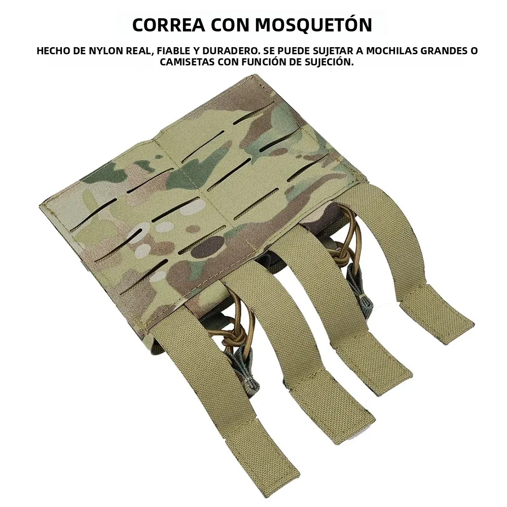 SINAIRSOFT Portacargadores MOLLE dobles para M4, M14, M16, AK y AR - imagen 4
