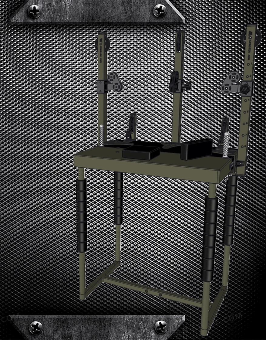 Asiento y reposabrazos del entrenador