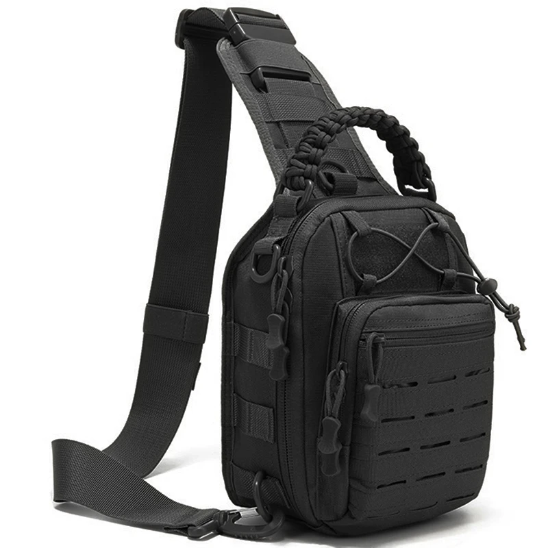 Bolso táctico tipo bandolera compacta para caza y senderismo - imagen 3