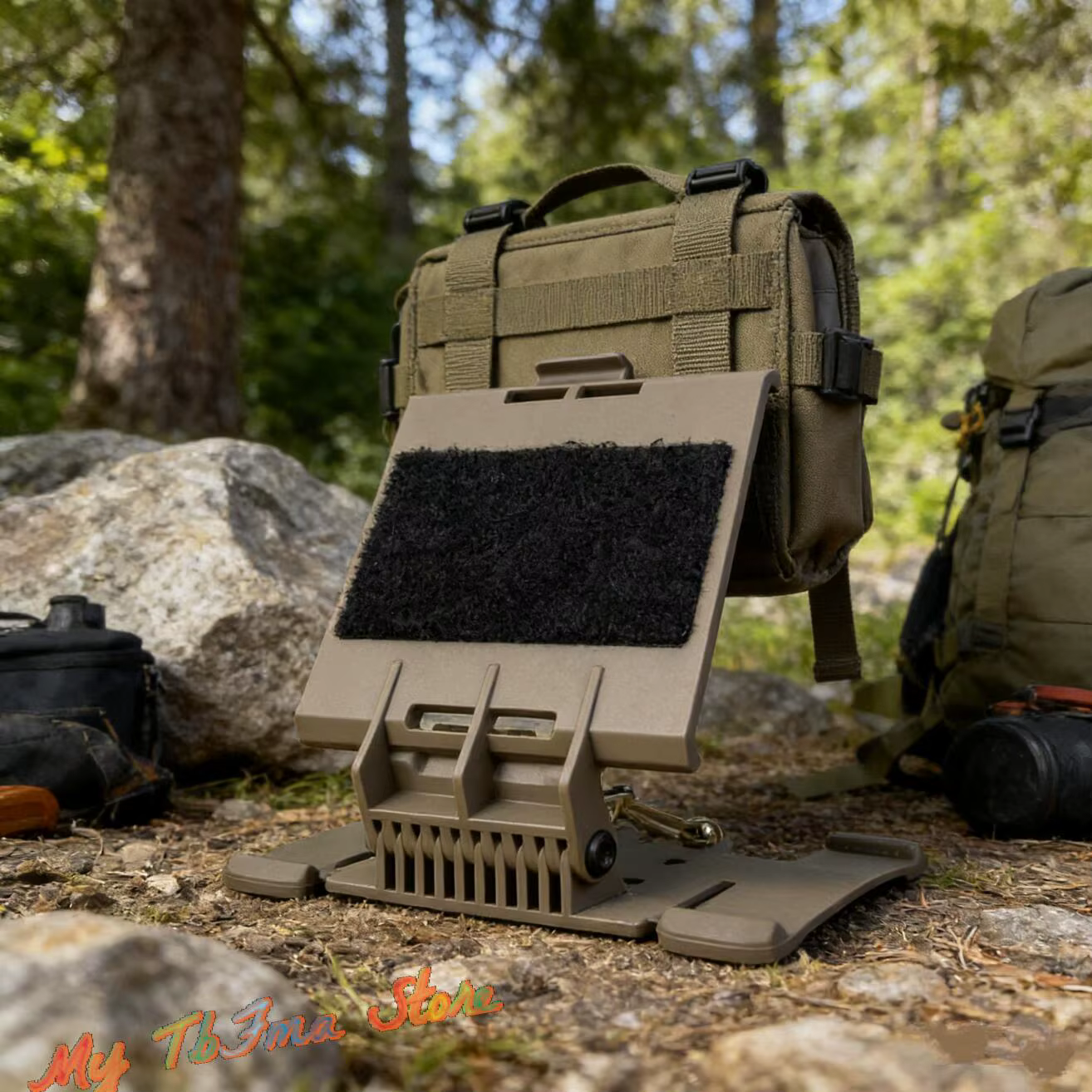 FMA funda táctica móvil con montaje en pecho y MOLLE aire libre - imagen 2