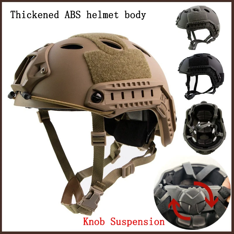 MH Casco táctico ABS engrosado para Airsoft – Protección rápida - imagen 3
