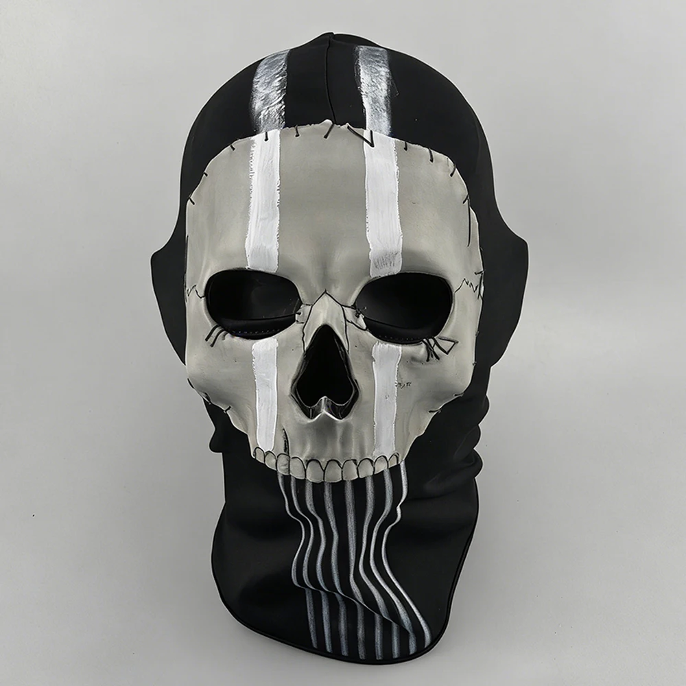 Máscara táctica de calavera con sombrero camuflaje para airsoft