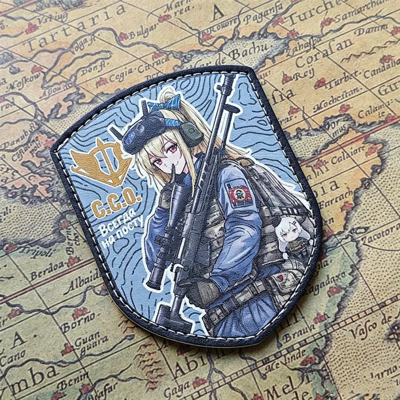 Parche táctico Frontline SV-98 de cuero para brazalete - imagen 5