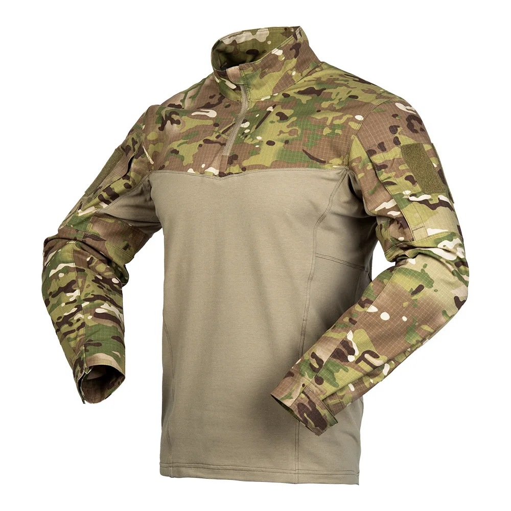 Mono camuflaje táctico ripstop para caza y entrenamiento al aire libre
