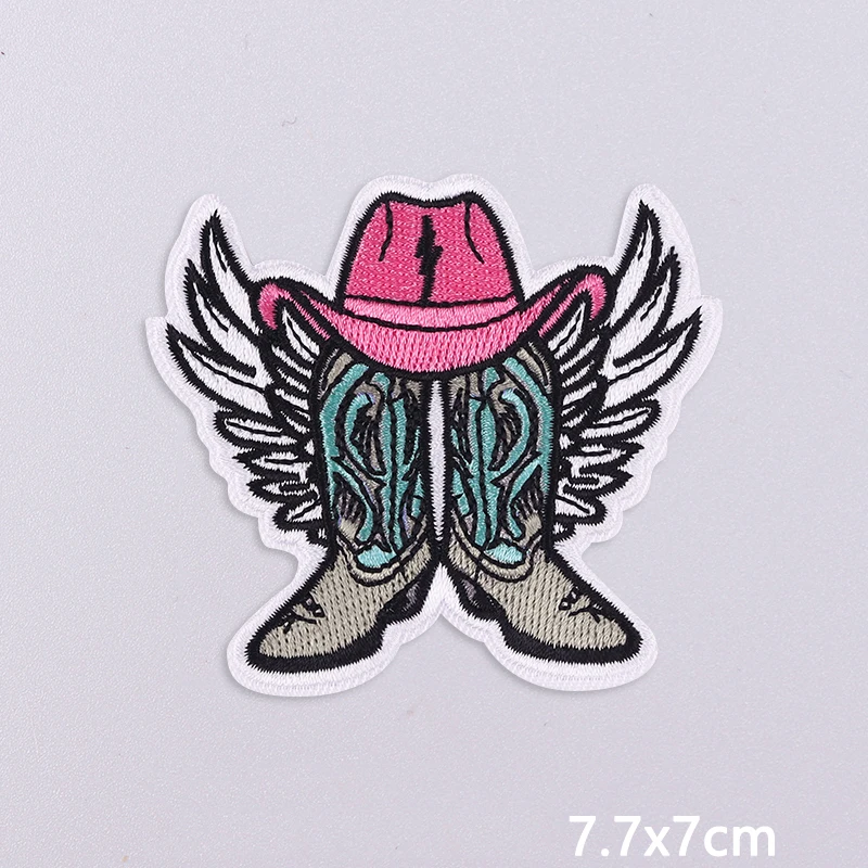 Parche bordado vaquero táctico – Termoadhesivo para planchar o coser - imagen 2