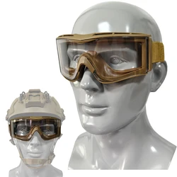 Gafas tácticas Airsoft con protección adaptables al casco y cabeza
