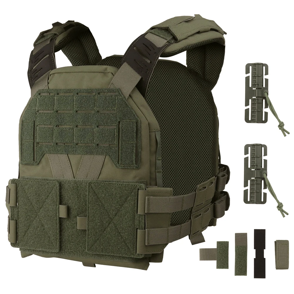 KZ Chaleco táctico MOLLE ligero liberación rápida caza airsoft - imagen 3