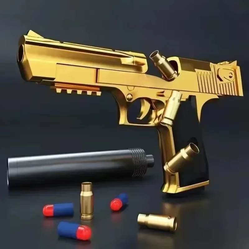 BBEducational Pistola airsoft educativa de espuma con casquillos