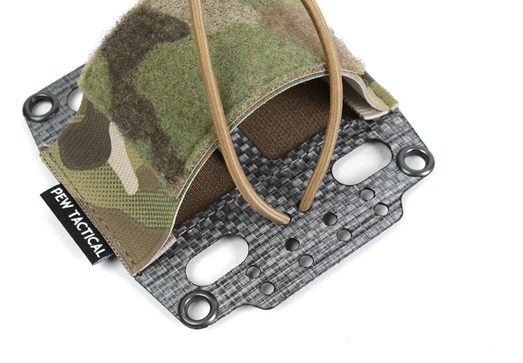 Bolsa/soporte de batería para montaje en casco