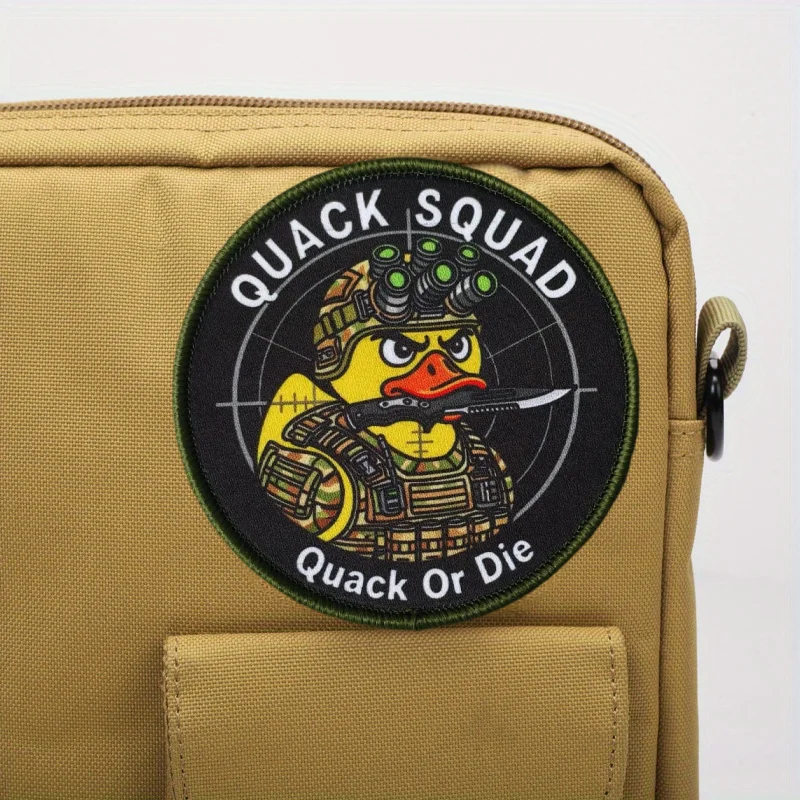 Quack or Die parche táctico velcro gancho y bucle SQUAA moral - imagen 4