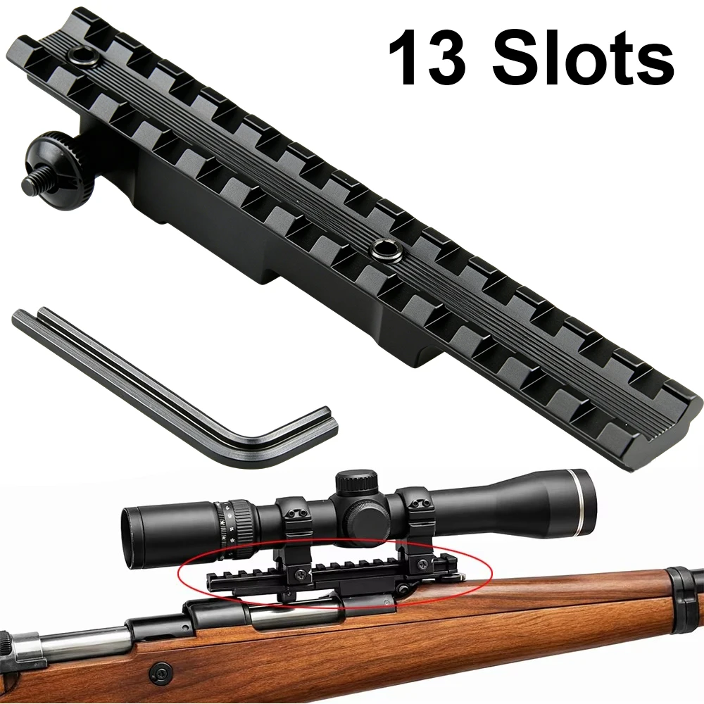 Montura Táctica Riel Picatinny para Mira Telescópica Rifle K98 - imagen 2