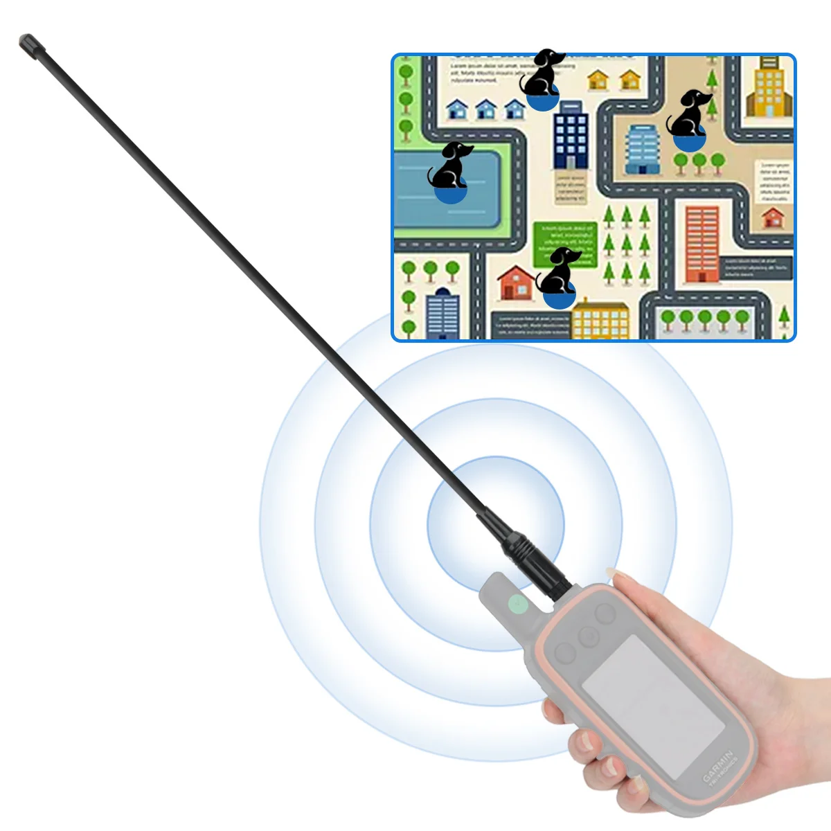 Antena GPS 771 SMA-M macho alta ganancia para Garmin