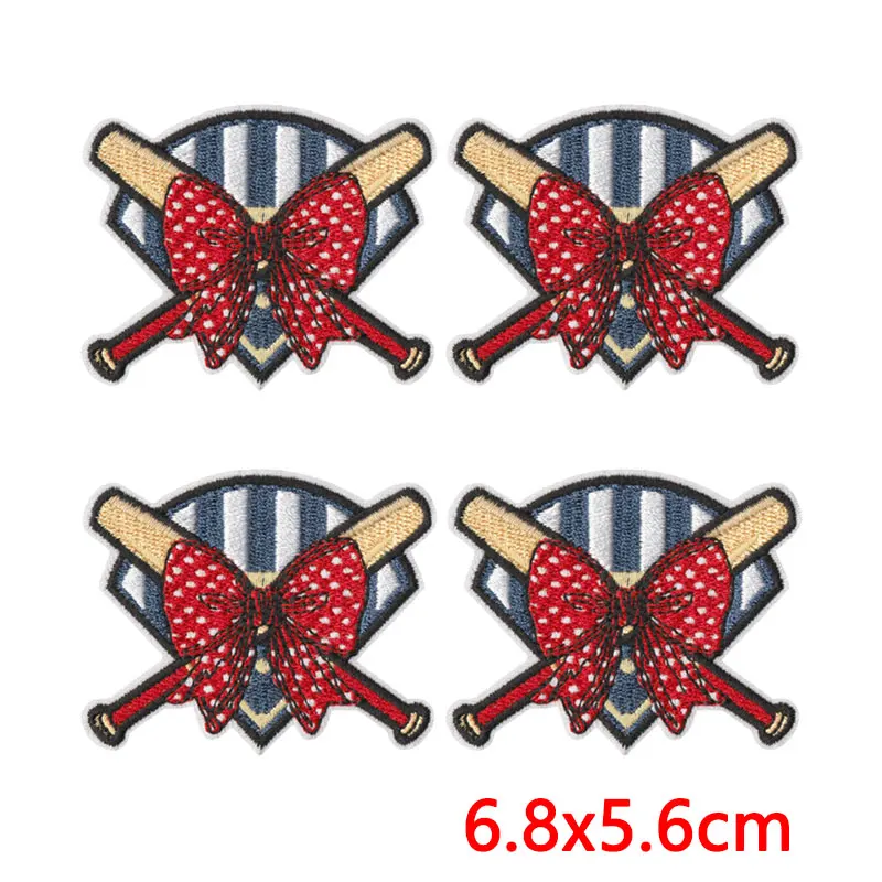 Parche termoadhesivo béisbol bordado con lentejuelas – DIY ropa - imagen 4