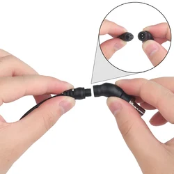 Interruptor táctico remoto doble cable para AR15 AXON con presión y linterna 2,5 mm