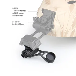 Soporte PVS-14 metálico puente cola de milano para casco