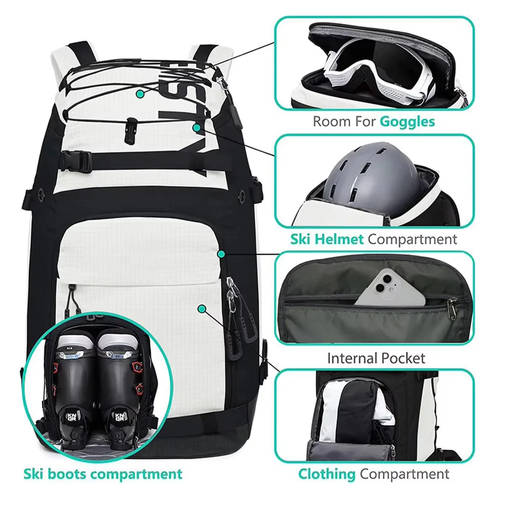 Bolsa individual para snowboard con doble asa reforzada - imagen 5