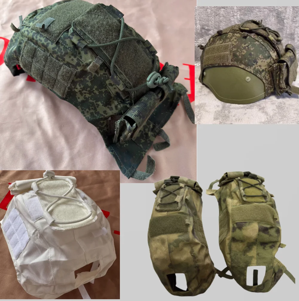 Casco táctico TOR ruso original con funda camuflaje EMR exterior - imagen 3