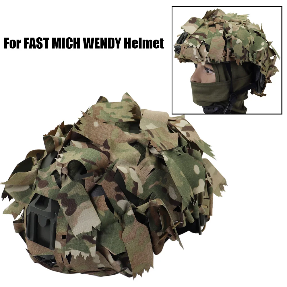 Funda casco táctico FAST MICH WENDY camuflaje láser tridimensional - imagen 5