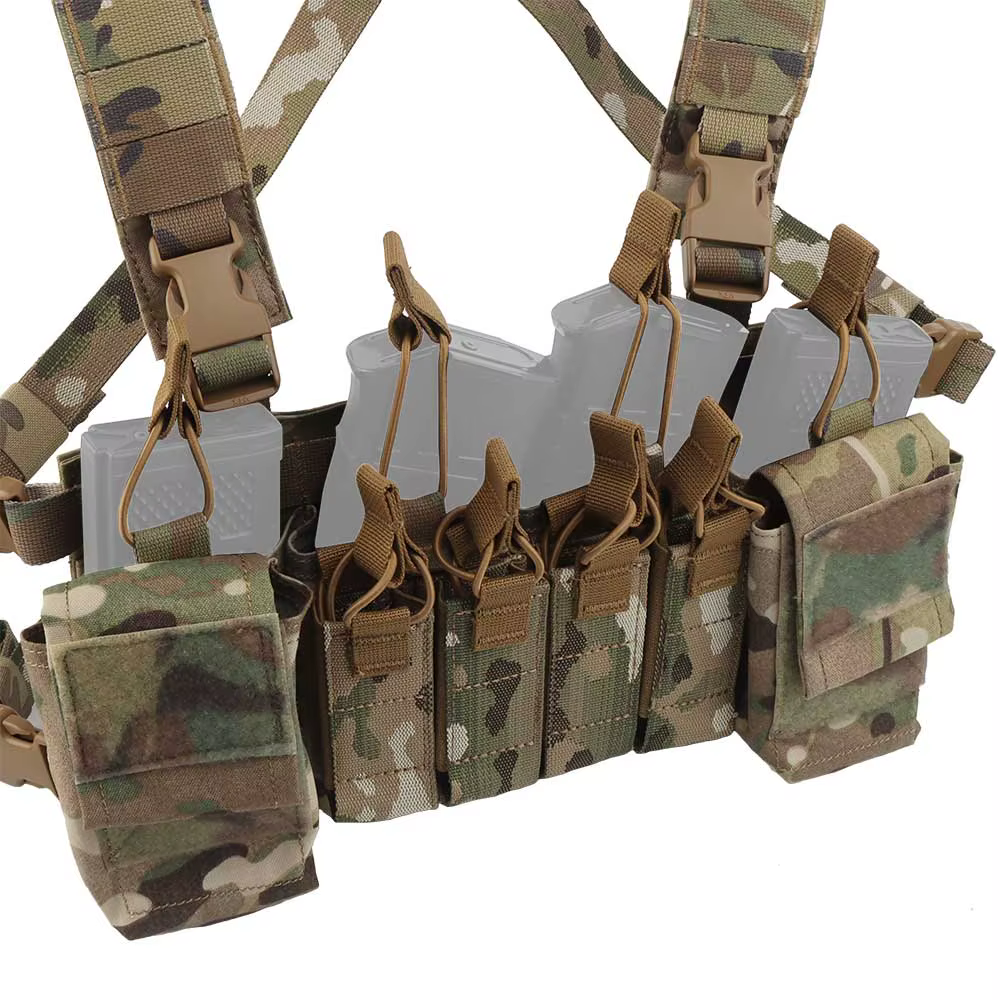 Chaleco táctico D3CRX modular con portacargadores MOLLE multifunción - imagen 4